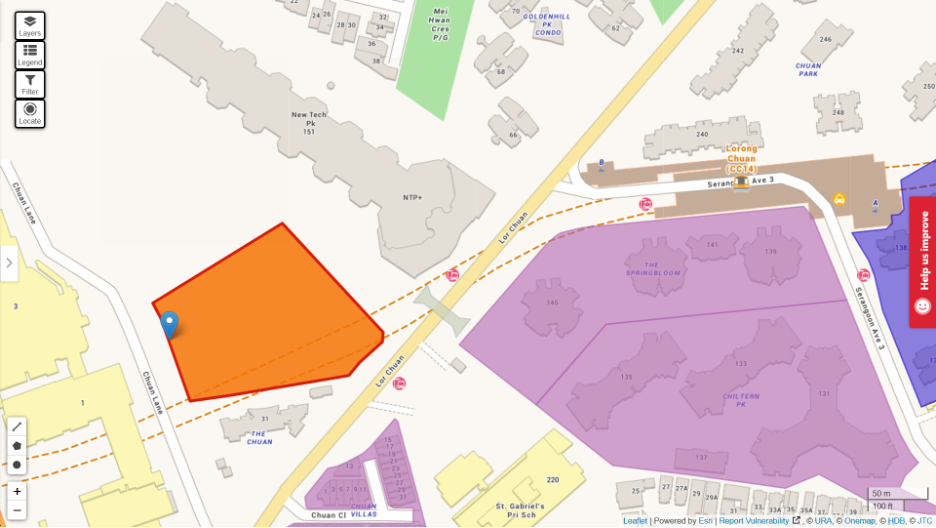 GLS sites at Chuan Grove and Holland Link